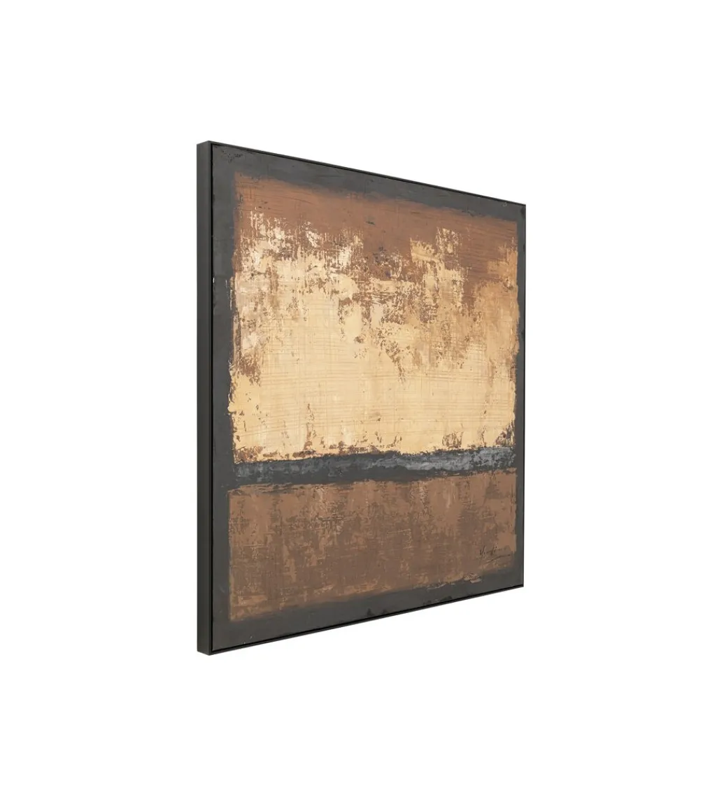 Obraz Silence Brown 120 cm x 120 cm*KDesign Clearance