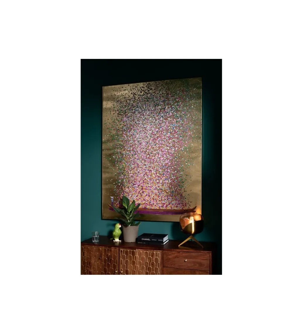 Obraz Touched Flower Boat Gold Pink 120 x 160cm*KDesign Discount