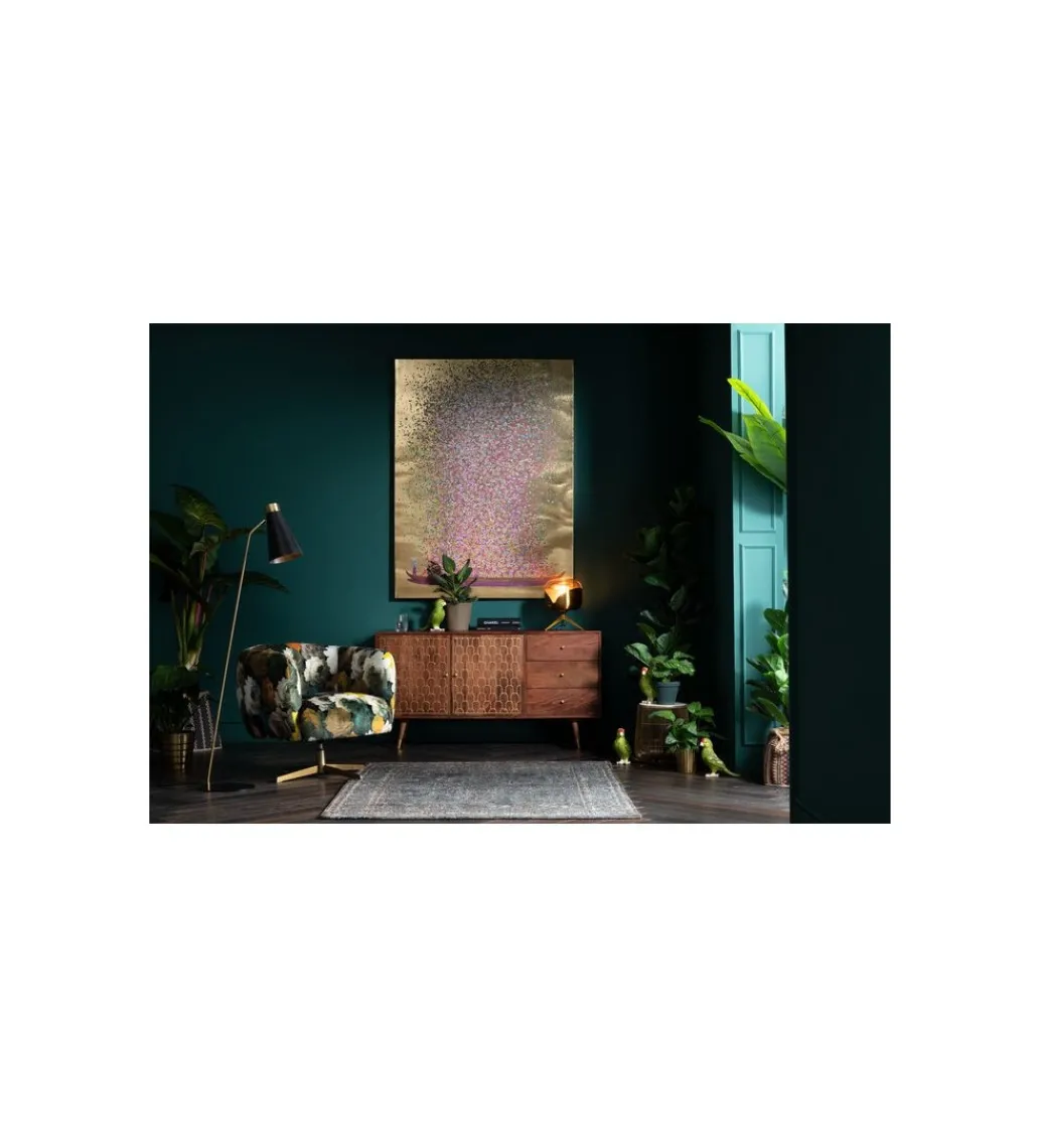 Obraz Touched Flower Boat Gold Pink 120 x 160cm*KDesign Discount