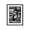 Obraz WINDOW SHOPPING 80 x 120 cm czarno-biały*KDesign Hot