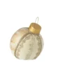 Ozdoba Bauble 40 cm biało złota*J-Line Online