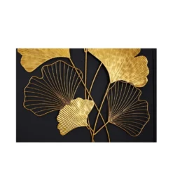 Ozdoba ścienna GINKGO 58 cm złota*Invicta Interior Best