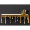 Ozdoba ścienna LIQUID LINE 60 cm antyczne złoto*Invicta Interior - przedsprzedaż