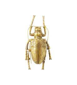 Ozdoba ścienna LONGICORN BEETLE złota*KDesign Online