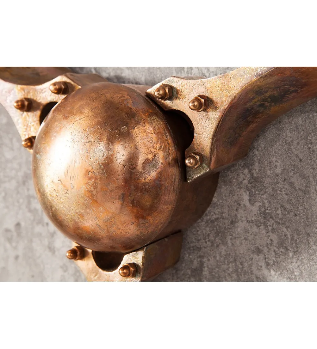 Ozdoba Ścienna Mystic Screw III 90 Cm Miedziana*Invicta Interior Sale