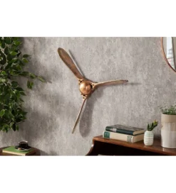 Ozdoba Ścienna Mystic Screw III 90 Cm Miedziana*Invicta Interior Sale