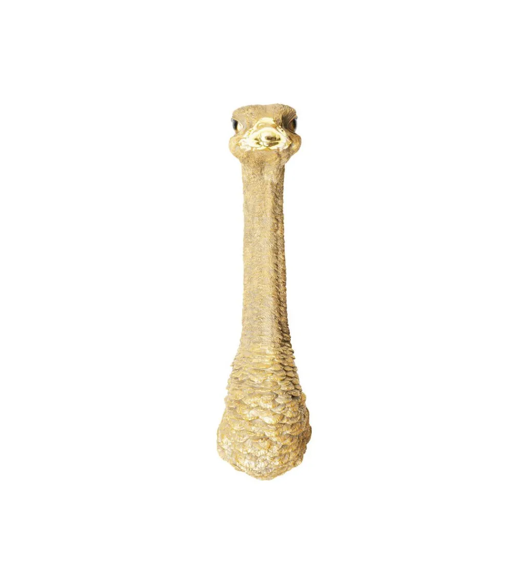 Ozdoba ścienna OSTRICH 18 x 71 cm złota*KDesign Hot