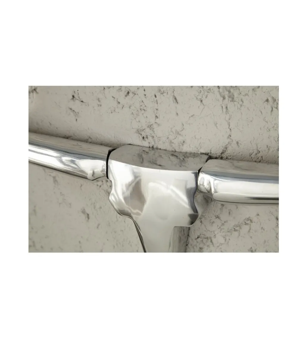 Ozdoba ścienna rogi Bull 75 cm srebrne*Invicta Interior Clearance