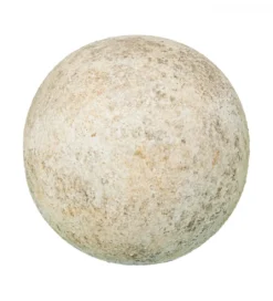 Ozdoba RUSTIC 10 cm ceramiczna kula biała*Exclusivas Best