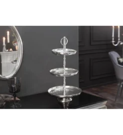 Patera ORIENT 50 Cm Srebrna*Invicta Interior - przedsprzedaż Outlet