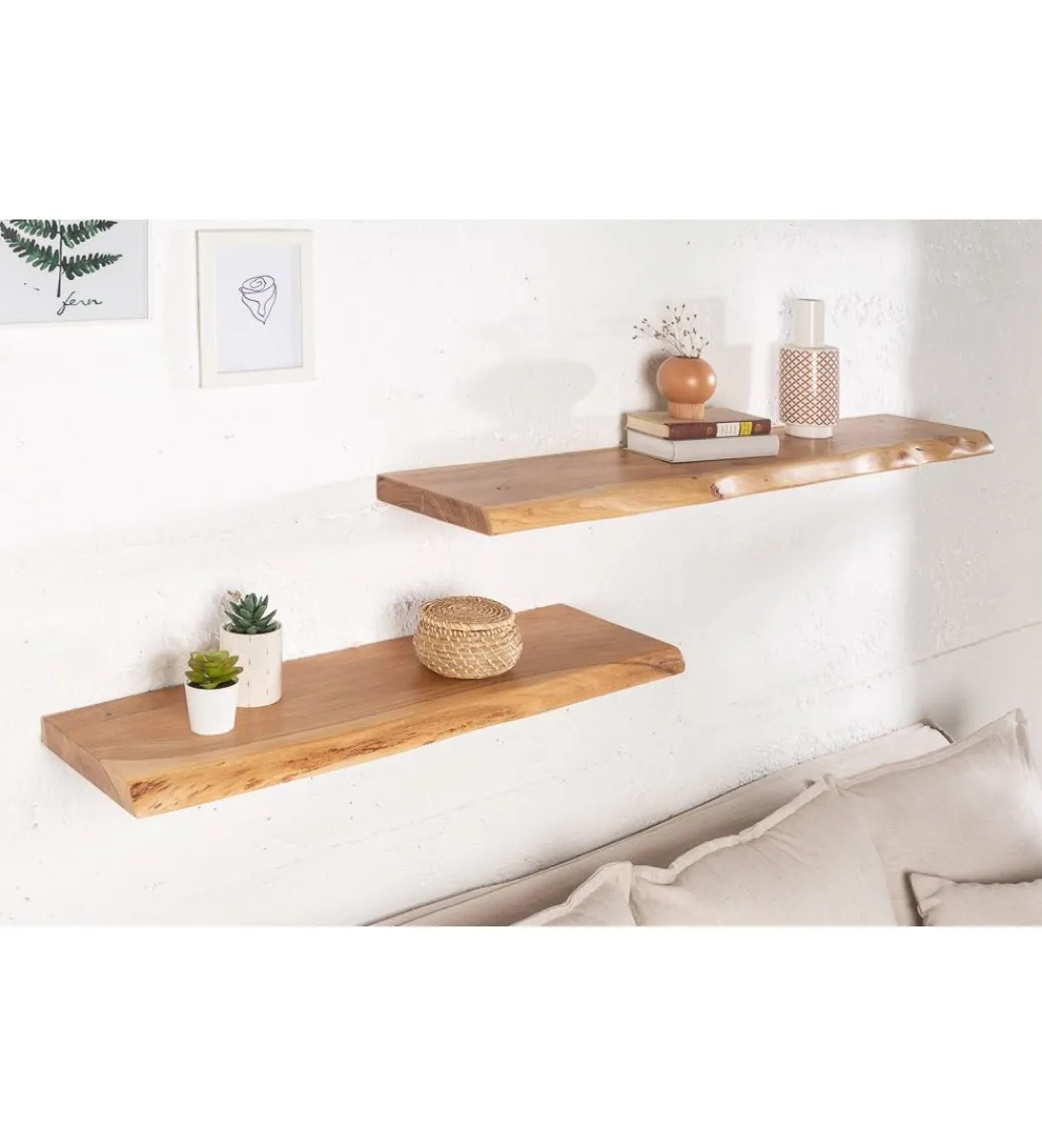 Półka Ścienna ARKTYKA Mammut 115 Cm Akacja honey*Invicta Interior - przedsprzedaż Discount