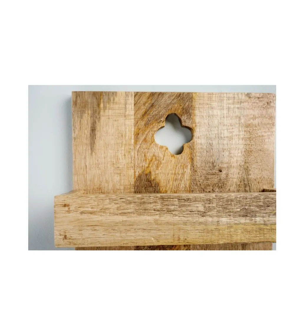 Półka ścienna CASTELO 80 cm drewno mango*Invicta Interior