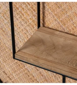 Półka ścienna LUNAV 50 cm wiklina*Exclusivas Sale