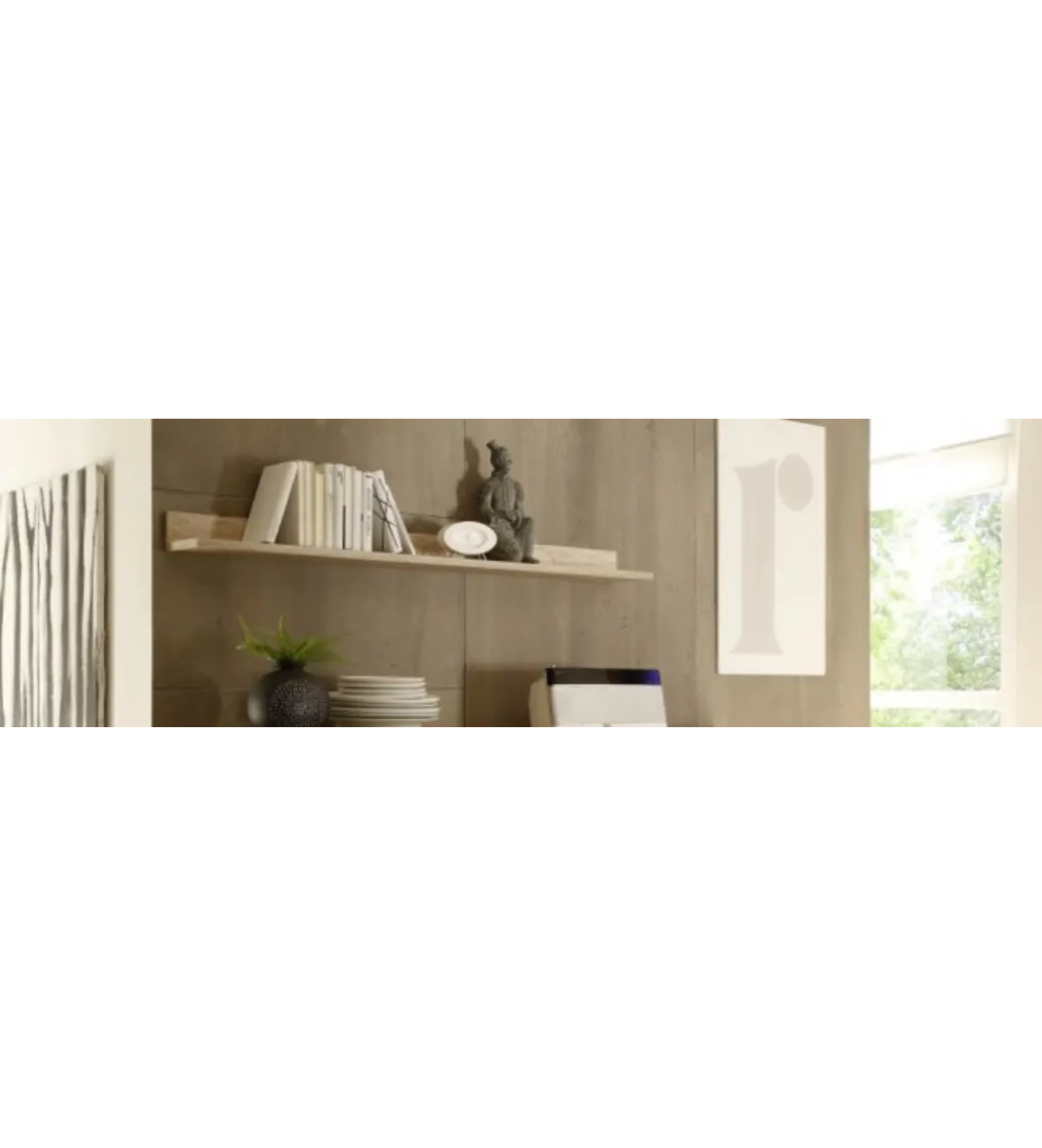 Półka ścienna PALMA 158 Cm w kolorze dębowym*MCA Linia Włoska Hot