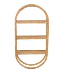 Półka ścienna Plank 56 cm rattan*J-Line Sale