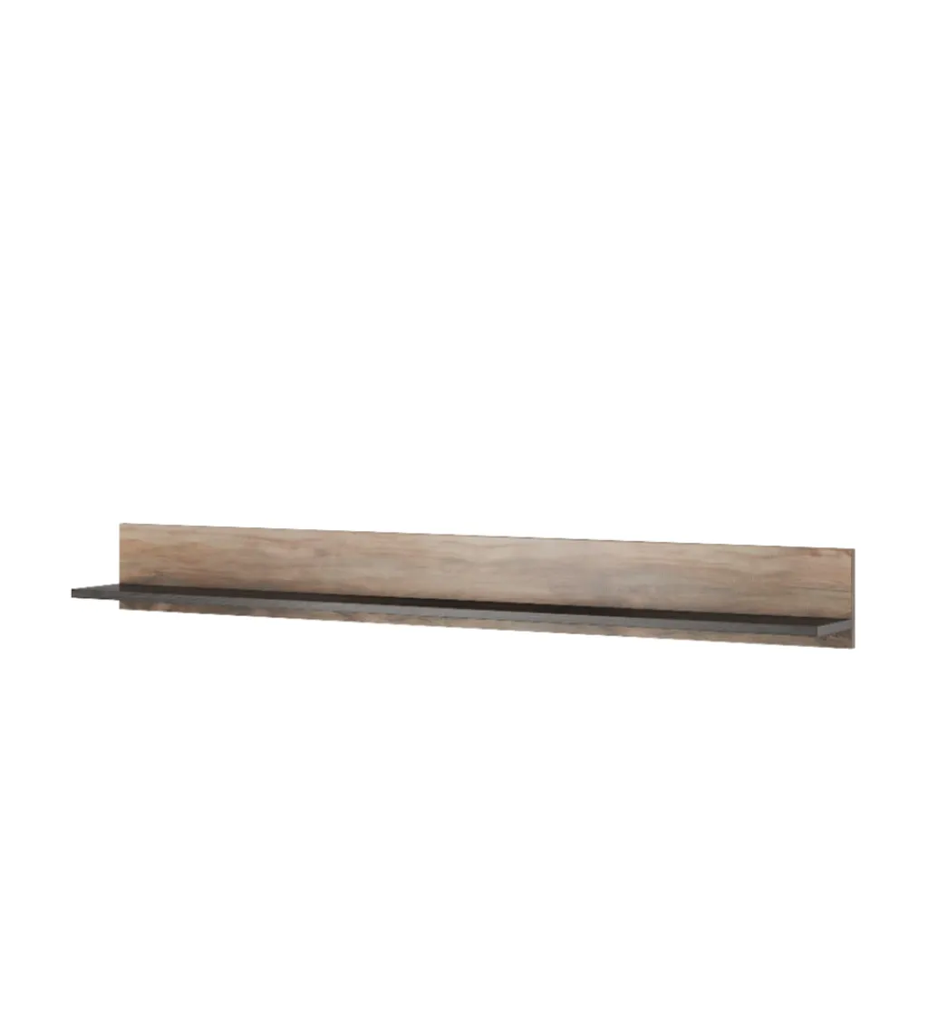 Półka LARONA 180 Cm O Wybarwieniu Satin Nussbaum z kolorem Touchwood*Helvetia Online