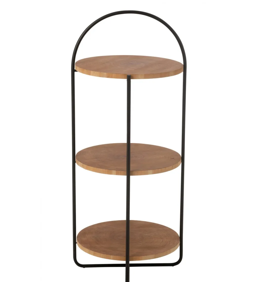 Półka VONI 43 cm w optyce drewna*J-Line