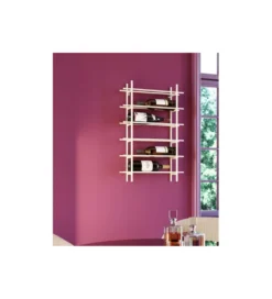 Półka wisząca na wino CAPE 45 x 68 cm beżowa*KDesign Online
