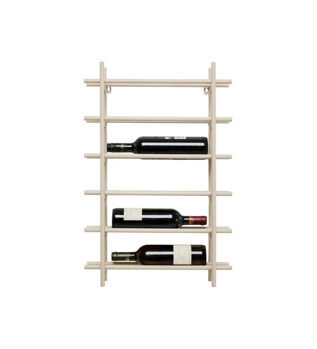 Półka wisząca na wino CAPE 45 x 68 cm beżowa*KDesign Online