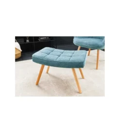 Podnóżek Scandinavia 60 cm  niebieski*Invicta Interior