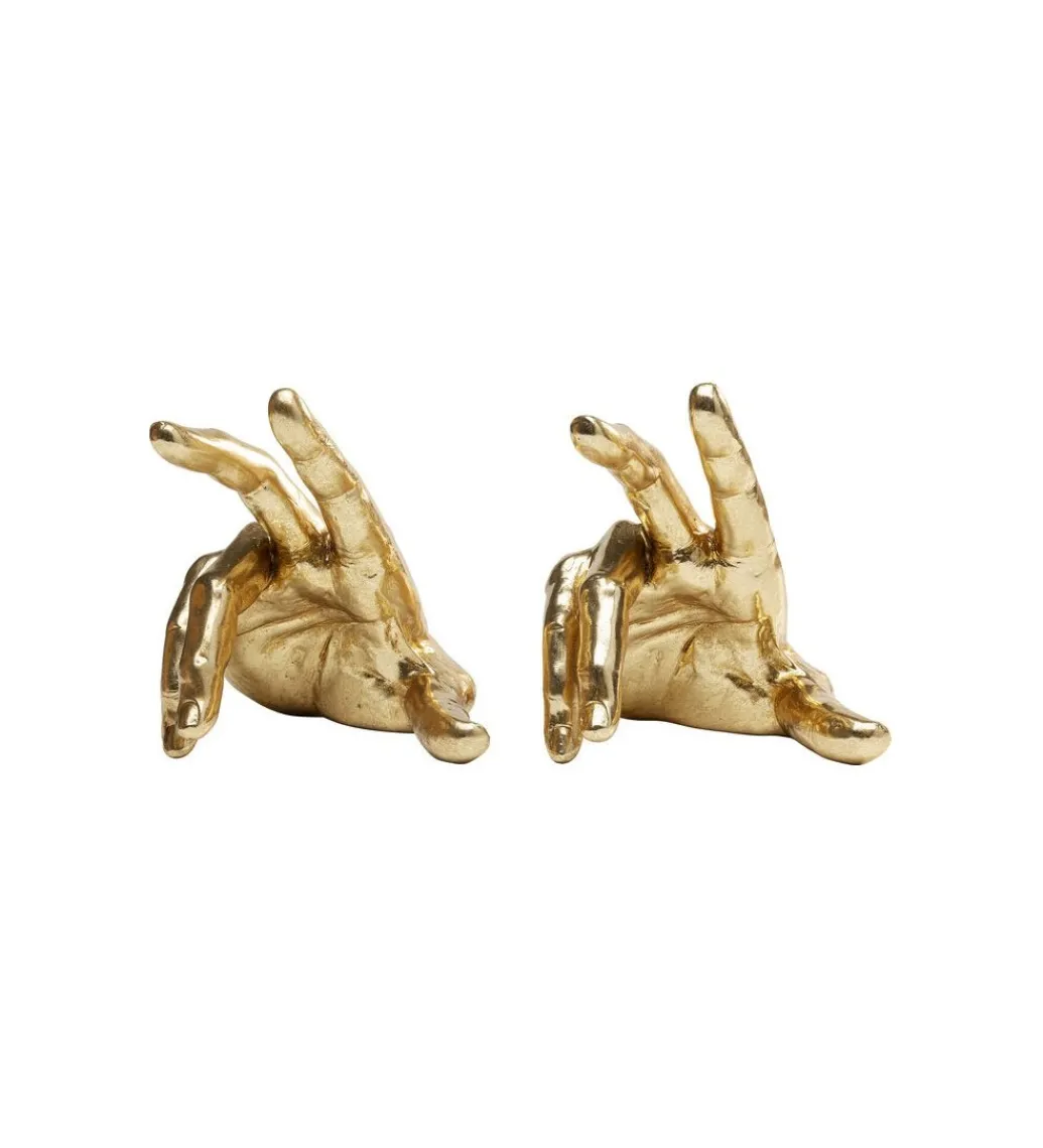 Podpora na książki Fingers set 2 złota*KDesign New