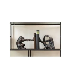 Podpory na książki Monkey set 2 ciemnobrązowe*KDesign Discount