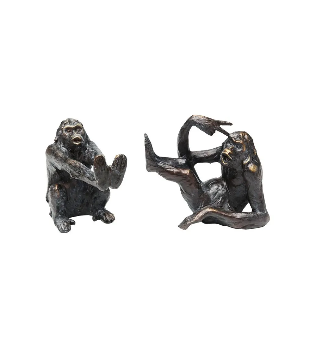 Podpory na książki Monkey set 2 ciemnobrązowe*KDesign Discount