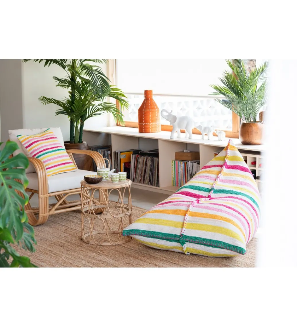 Pufa COCOON STRIPES 150 cm wielokolorowa*J-Line
