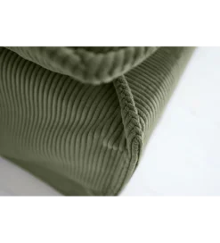 Pufa HEAVEN 100 cm cord zielona*Invicta Interior