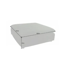 Pufa HEAVENLY Heaven 100 cm ciemnozielona*Invicta Interior Discount
