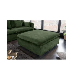 Pufa HEAVENLY Heaven 100 cm ciemnozielona*Invicta Interior Discount