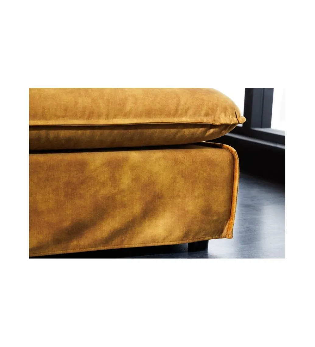 Pufa HEAVENLY Heaven 100 cm musztardowa*Invicta Interior Hot