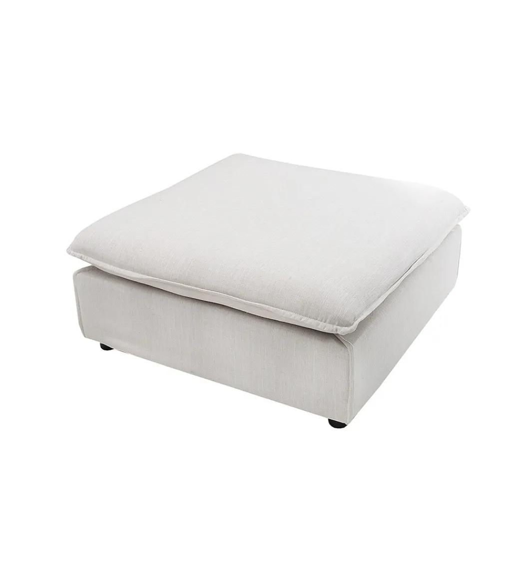 Pufa HEAVENLY Heaven 100 cm naturalny len*Invicta Interior Sale