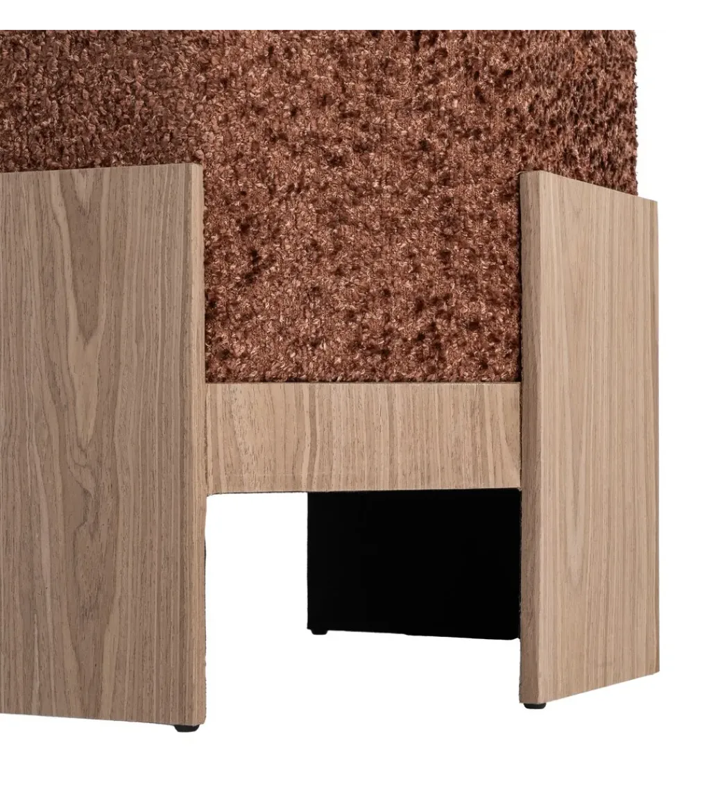 Pufa KRYSTEN 44 cm ceglasty*Zona-Design Discount