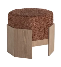 Pufa KRYSTEN 44 cm ceglasty*Zona-Design Discount