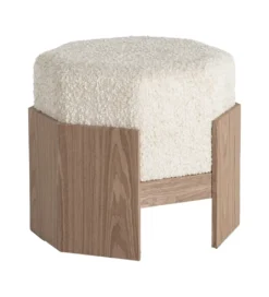 Pufa KRYSTEN 44 cm kremowa*Zona-Design Best
