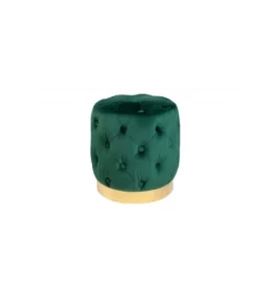 Pufa Modern Barock Chester szmaragdowa zieleń*Invicta Interior Sale