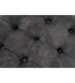 Pufa MODERN BAROCK STORAGE 50 cm welur szary*Invicta Interior - przedsprzedaż Best