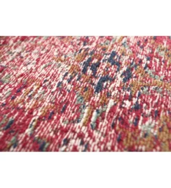 Pufa Na Podłogę Abstrakt 70 Cm czerwona*Invicta Interior New