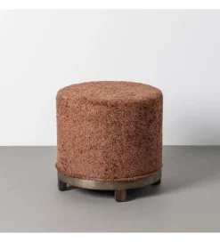 Pufa obrotowa GIRATORIO 47 cm ceglasta*Zona-Design Online