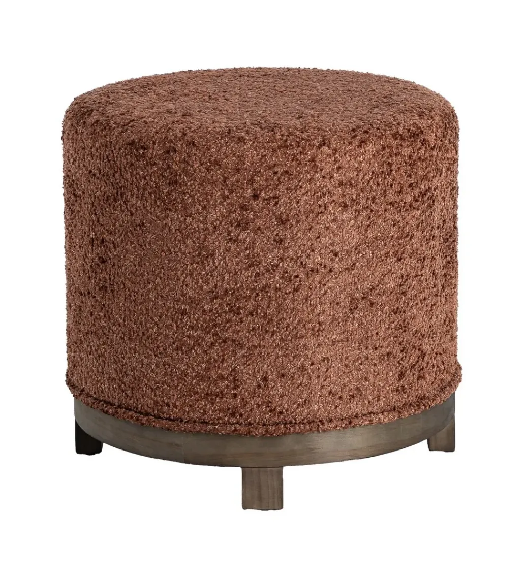 Pufa obrotowa GIRATORIO 47 cm ceglasta*Zona-Design Online