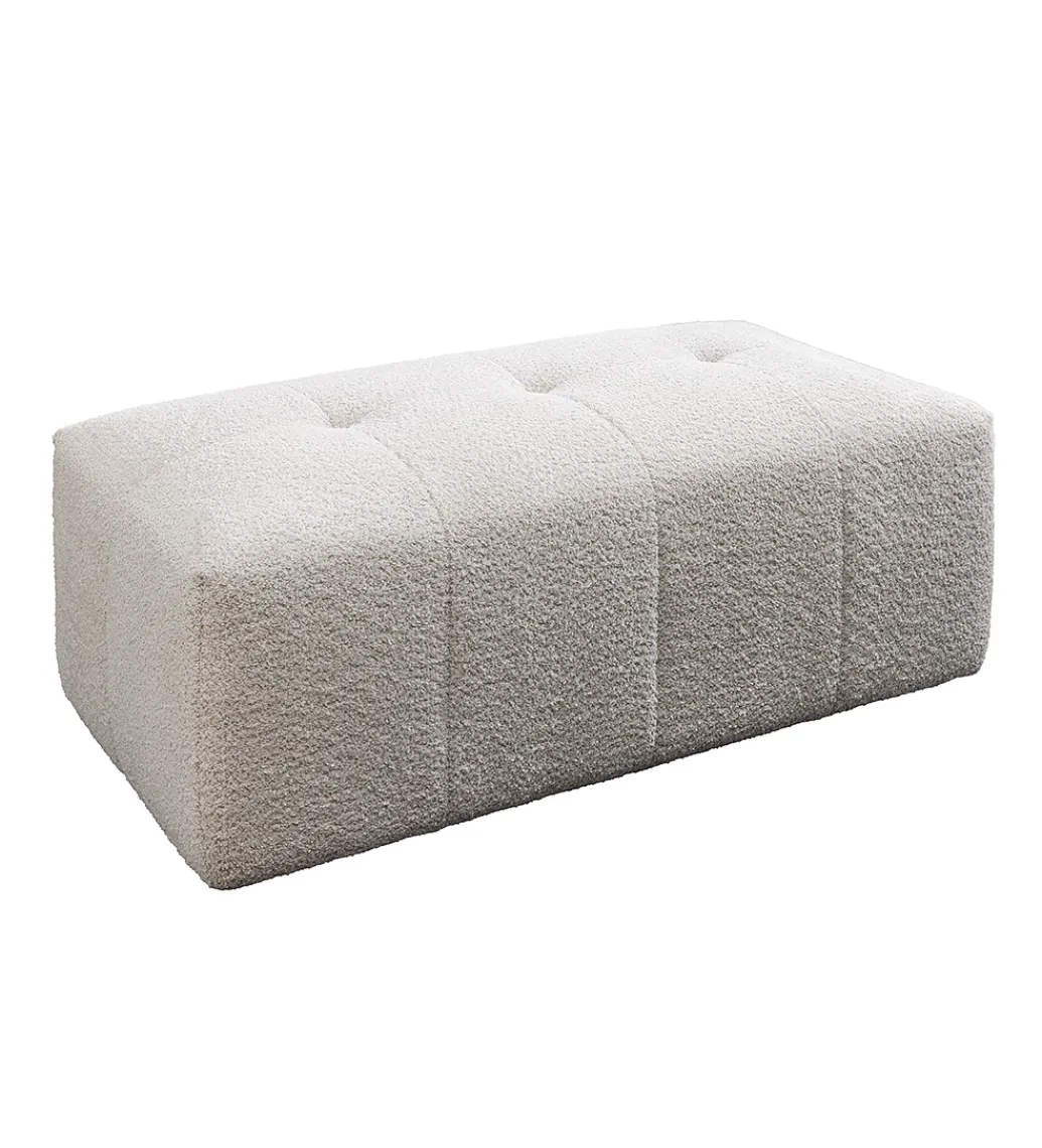 Pufa ROYAL 120 cm bouclé szampański beżowy*Invicta Interior Outlet