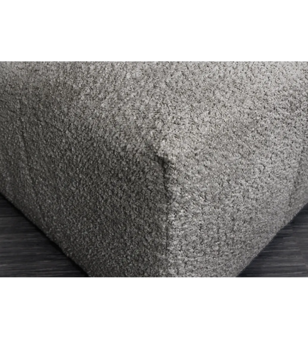 Pufa ROYAL 120 cm bouclé szara*Invicta Interior New