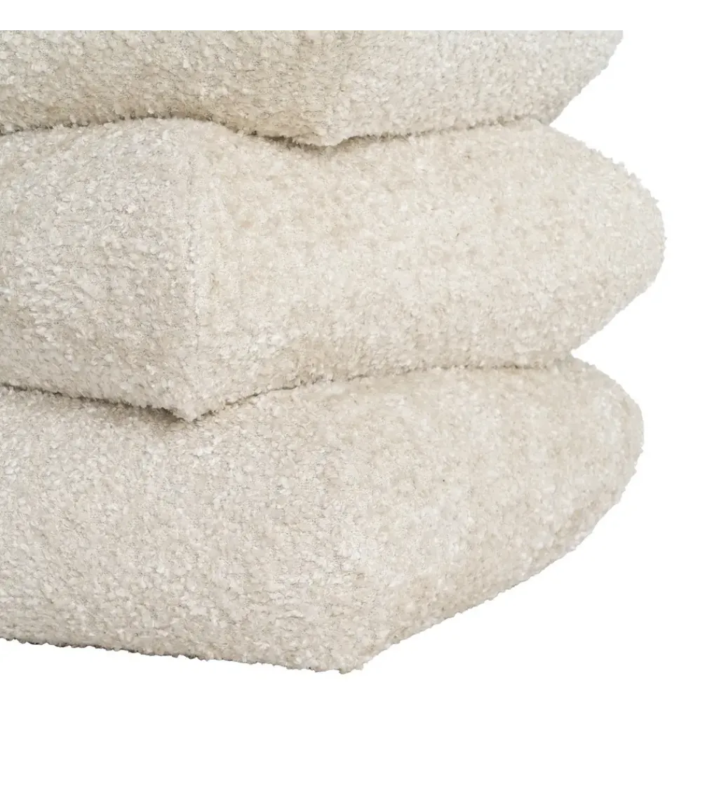 Pufa SOTERA 42 cm kremowa*Zona-Design Discount