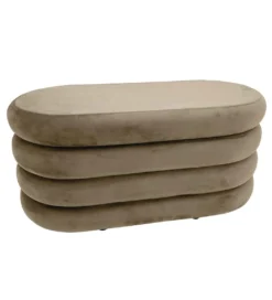 Pufa VOGUE 85 cm z schowkiem welwet champagne*Invicta Interior Online