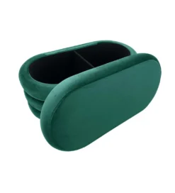 Pufa VOGUE 85 cm z schowkiem welwet zielony*Invicta Interior Outlet