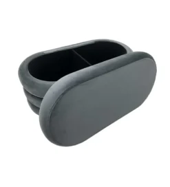 Pufa VOGUE 85 cm z schowkiem welwet szara*Invicta Interior Clearance