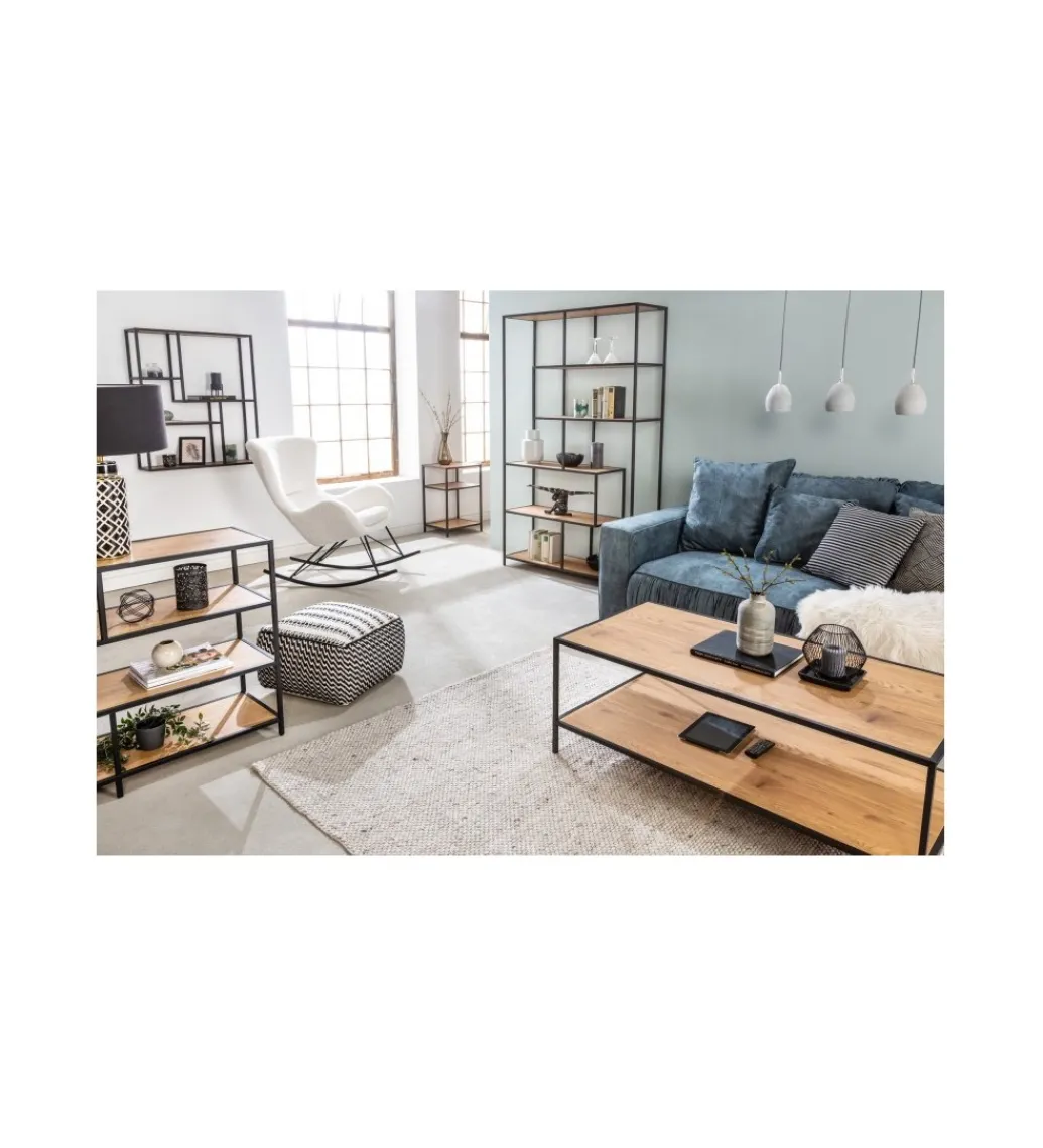 Regał ALPERA 114 cm w optyce dębu*Invicta Interior Best