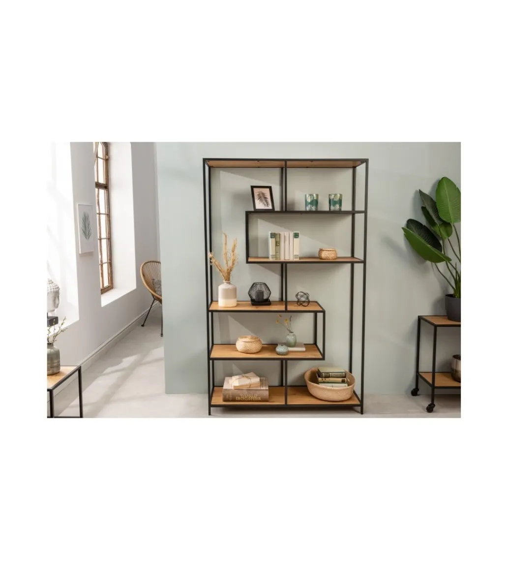 Regał ALPERA 114 cm w optyce dębu*Invicta Interior Best