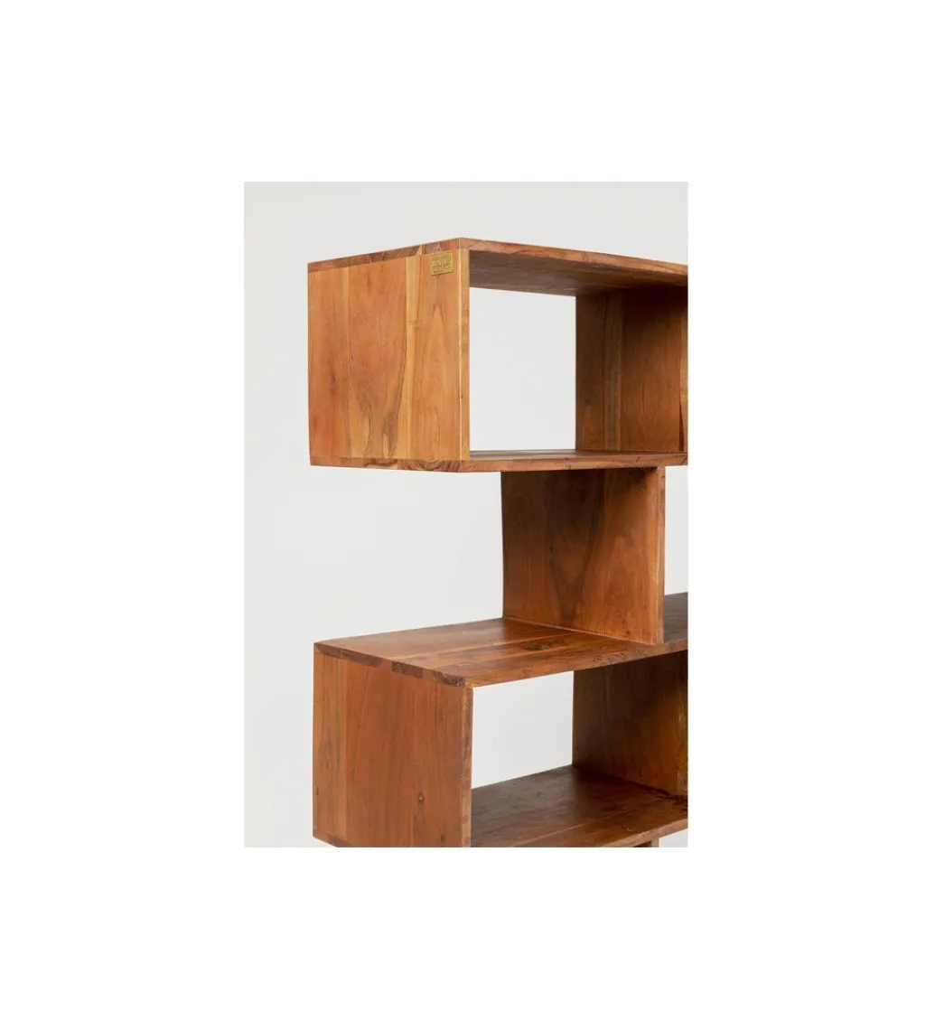 Regał AUTHENTICO ZICK ZACK 100 x 180 cm naturalny drewno mango*KARE Online